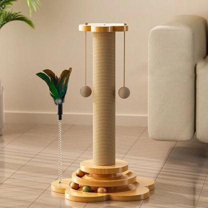 griffoir-chat-sisal-boules-suspendues