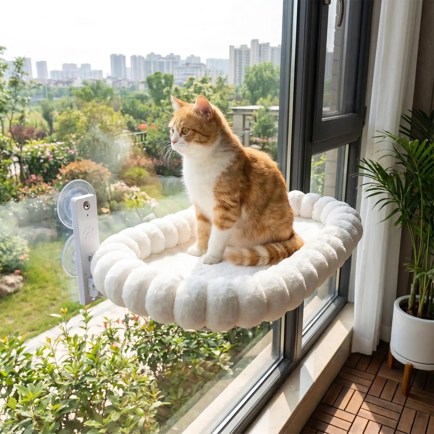 HAMAC CHAT FENETRE - NUAGE SUSPENDU