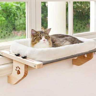 HAMAC CHAT FENETRE - STRUCTURE EN BOIS