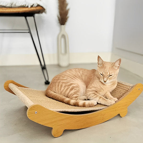 Hamac Pour Chat Avec Griffoir En Sisal – Usage Intérieur Et