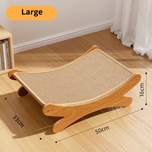Hamac pour chat - Avec griffoir intégré en sisal