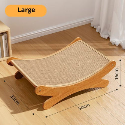 Hamac pour chat - Avec griffoir intégré en sisal