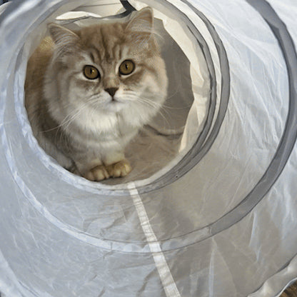 Tunnel jouet pour chat - Interactif