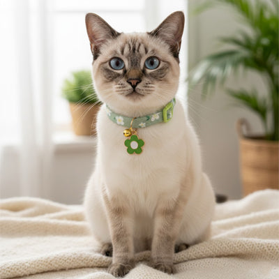 Collier pour chat - Pendentif Fleur