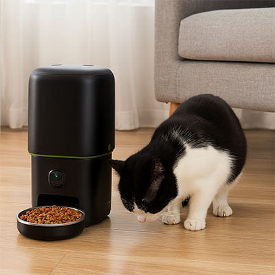 Distributeur de croquettes pour chat automatique - Avec Caméra Smart Connect