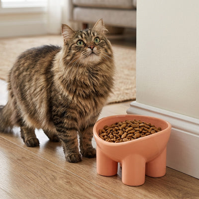 Gamelle Chat Surélevée | Ergonomique