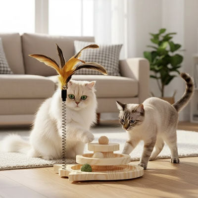 Jouet interactif pour chat Track Tower - Toy