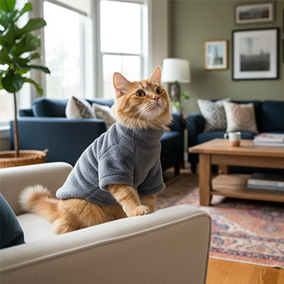 Pull pour chat - Polaire Col Haut