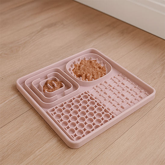 Tapis anti glouton chat - Multi-Compartiment