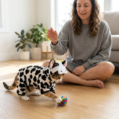 Déguisement pour Chat - Vache