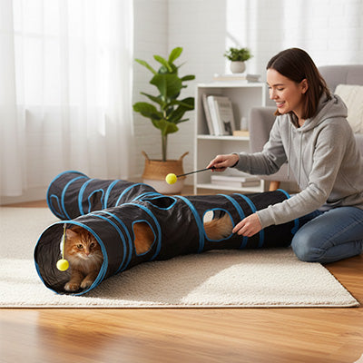 Tunnel pour chat – Multivoies