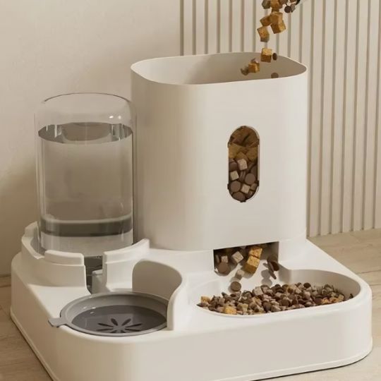 Distributeur automatique de croquettes pour chat - Avec Réservoir d'eau
