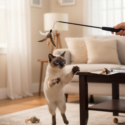 Jouet pour chat - Baguette Extensible