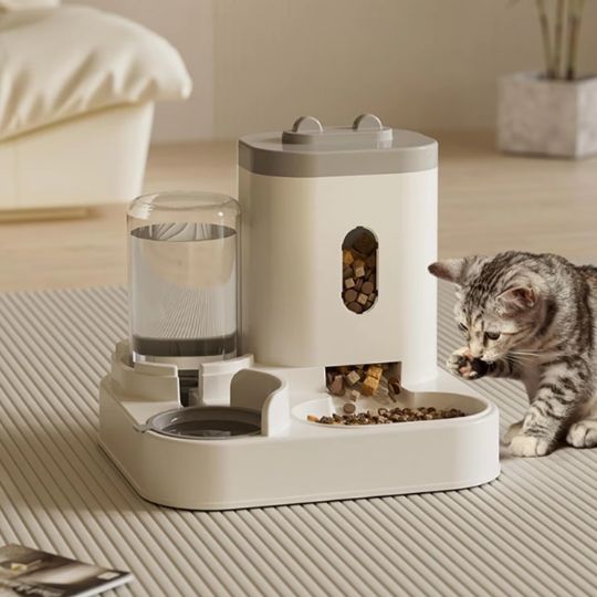 Distributeur automatique de croquettes pour chat - Avec Réservoir d'eau