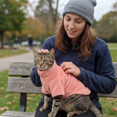 Pull pour chat - Polaire Col Haut