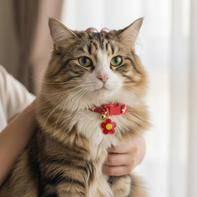 Collier pour chat - Pendentif Fleur