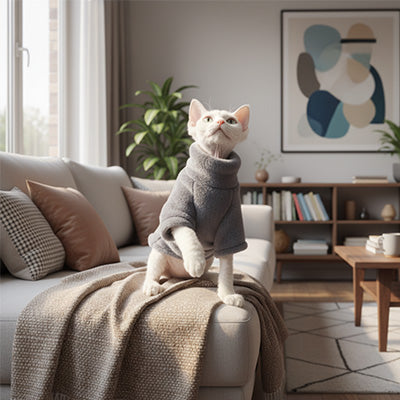 Pull pour chat - Polaire Col Haut