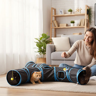 Tunnel pour chat – Multivoies