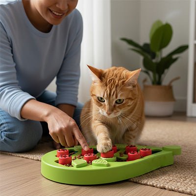 Jouet chat | Puzzle Gourmand Interactif