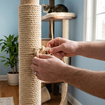 Corde arbre à chat - En Sisal