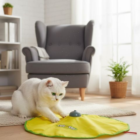 Jouet chat interactif - Tapis Chasse Souris