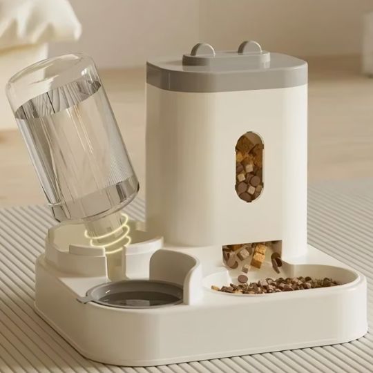 Distributeur automatique de croquettes pour chat - Avec Réservoir d'eau