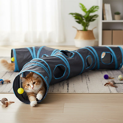 Tunnel pour chat – Multivoies