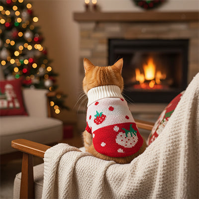 Pull pour chat - Câlin d’Hiver
