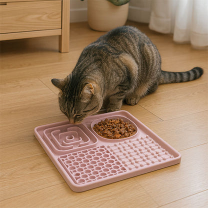 Tapis anti glouton chat - Multi-Compartiment