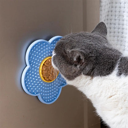 Tapis de lechage chat - Forme Fleur