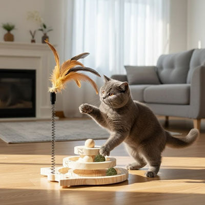 Jouet interactif pour chat Track Tower - Toy