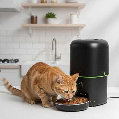 Distributeur de croquettes pour chat automatique - Avec Caméra Smart Connect