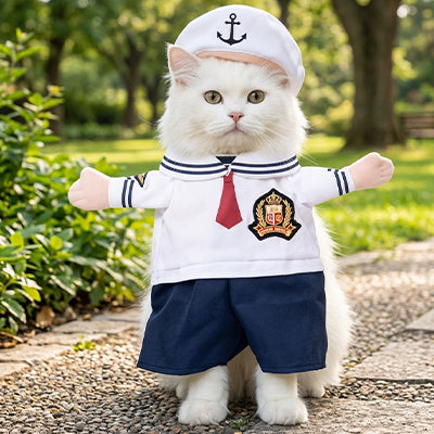Déguisement pour Chat - Marin