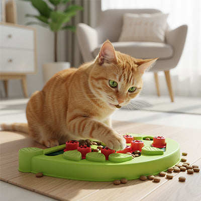 Jouet chat | Puzzle Gourmand Interactif