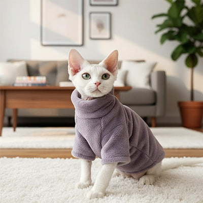 Pull pour chat - Polaire Col Haut