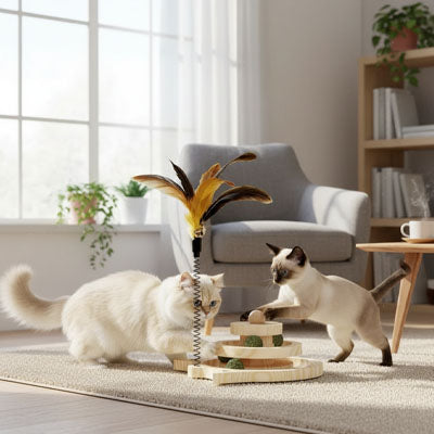 Jouet interactif pour chat Track Tower - Toy