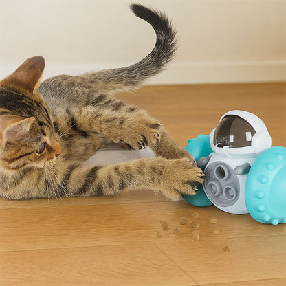 Jouet distributeur de croquettes chat - FeedCar