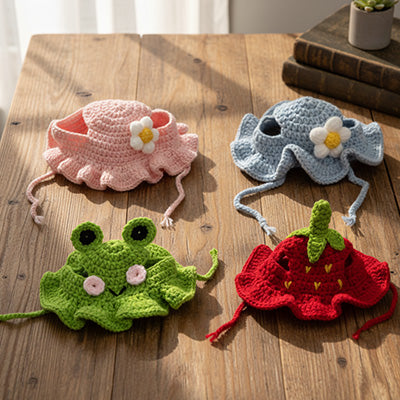 Déguisement pour chat - Bonnet en tricot