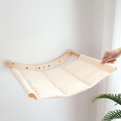 hamac pour chat mural pratique, fixation solide et stable, facile à installer et durable