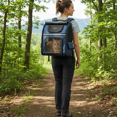 Sac à dos transport chat - Extensible