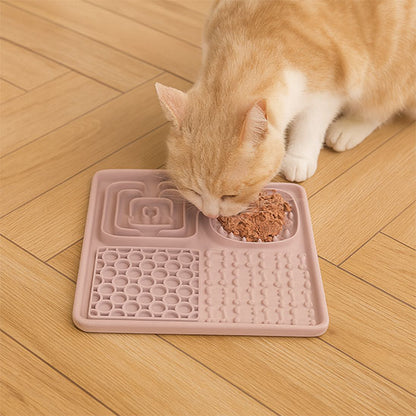 Tapis anti glouton chat - Multi-Compartiment