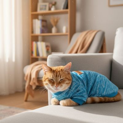 Pull pour chat - Tricot Texturé