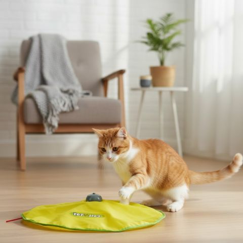Jouet chat interactif - Tapis Chasse Souris