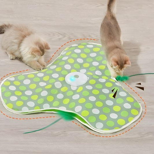 Jouet chat - Tapis cache-cache