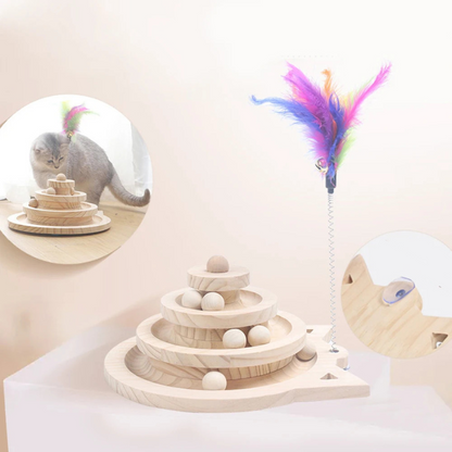 Jouet interactif pour chat Track Tower - Toy