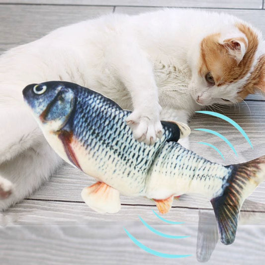 Jouet pour chat - Poisson interactif