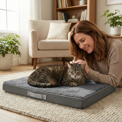 Lit orthopédique pour chat - Mousse alvéolée