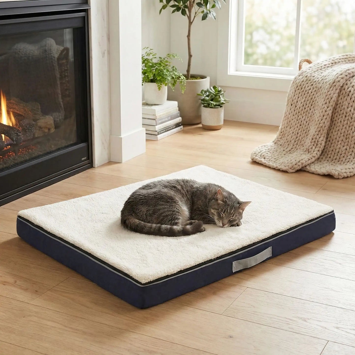 Lit orthopédique pour chat - Mousse alvéolée