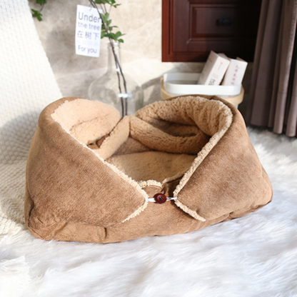 Lit pour chat beige
