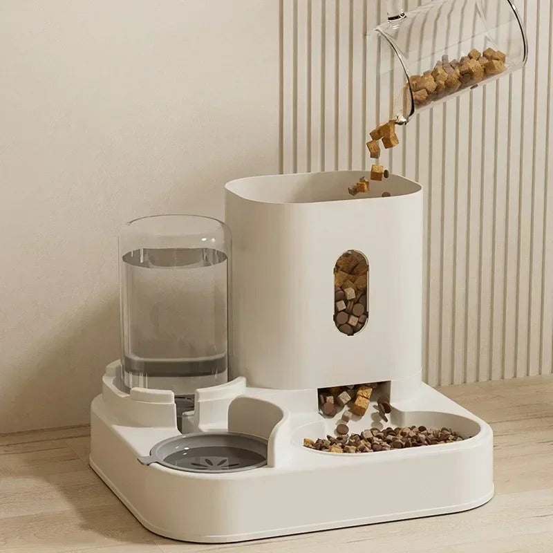 Distributeur automatique de croquettes pour chat - Avec Réservoir d'eau
